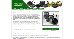 Desktop Screenshot of pro-hgcookware.com